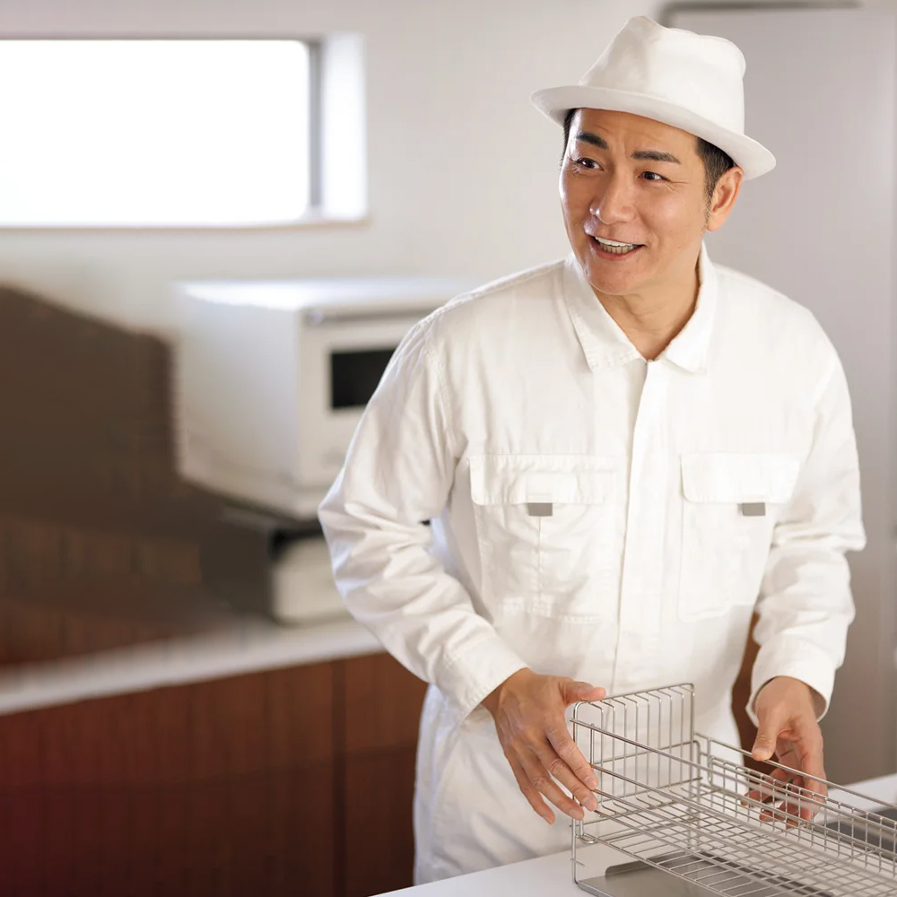 【Shimomura Kihan】Japan-Made All-Stainless Steel Expandable Dish Drainer Rack (with Utensil Holder, Glass & Cutting Board Drainer), , large