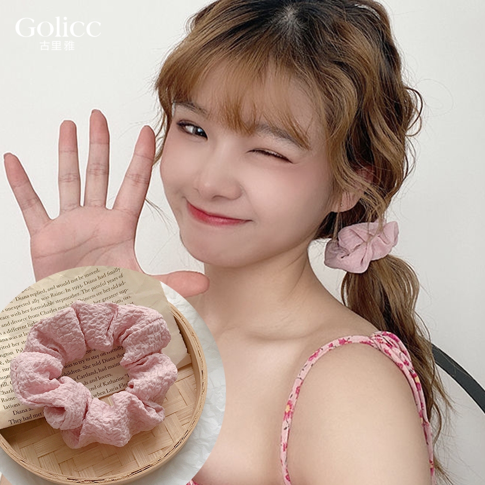 【Gulicc】古莉可 髮圈 可愛日系 泡泡歐根紗髮圈 2入, , large