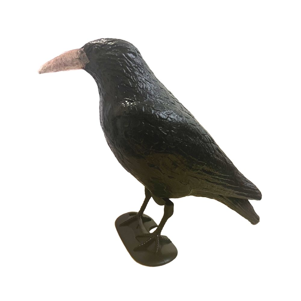 GS MALL 台灣製造 烏鴉造型驅鳥器 鳥類驅趕器 驅鳥器 防鳥裝置 烏鴉造型驅鳥 烏鴉驅鳥 造型驅鳥 烏鴉, , large
