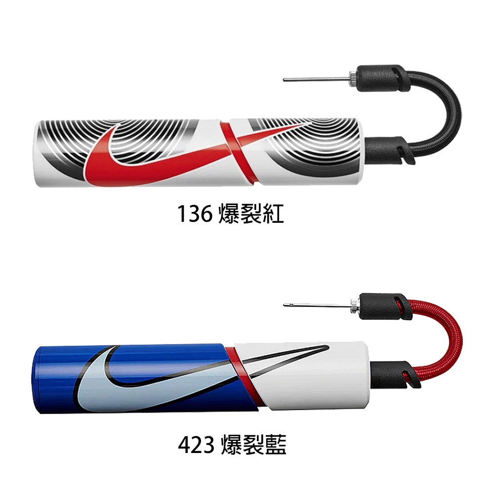 NIKE ESSENTIAL 打氣筒 附球針 攜帶式 籃球打氣筒 排球 足球 N0001384 24FWO 【樂買網】, , large