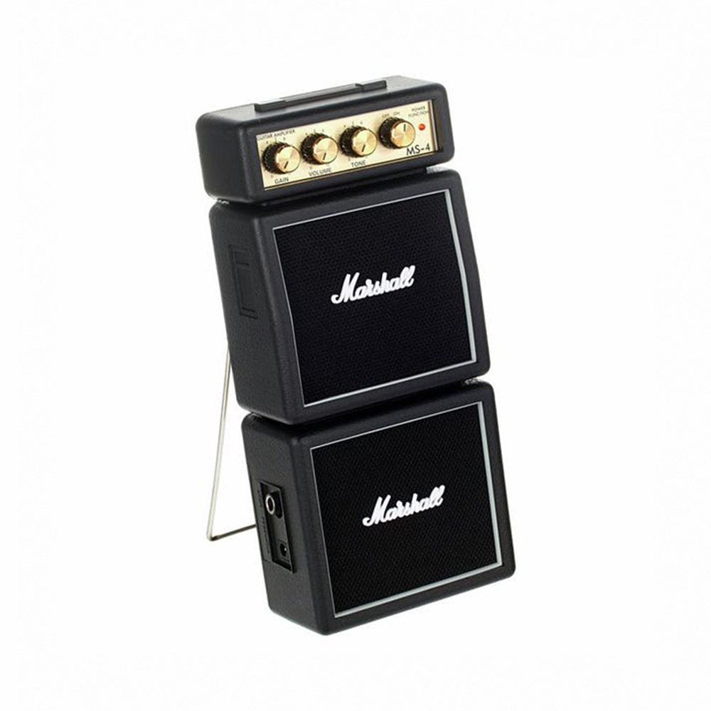 Marshall MS-4 Micro Stack 2瓦 攜帶型 雙層迷你電吉他音箱 黑色【敦煌樂器】, , large