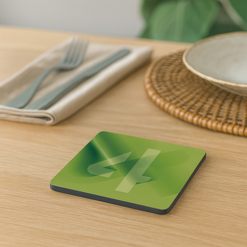 【Monster】 My Number Rhyme Soft Diatomaceous Earth Absorbent Coaster – Lucky Number Series (10x10cm) – 4, , large