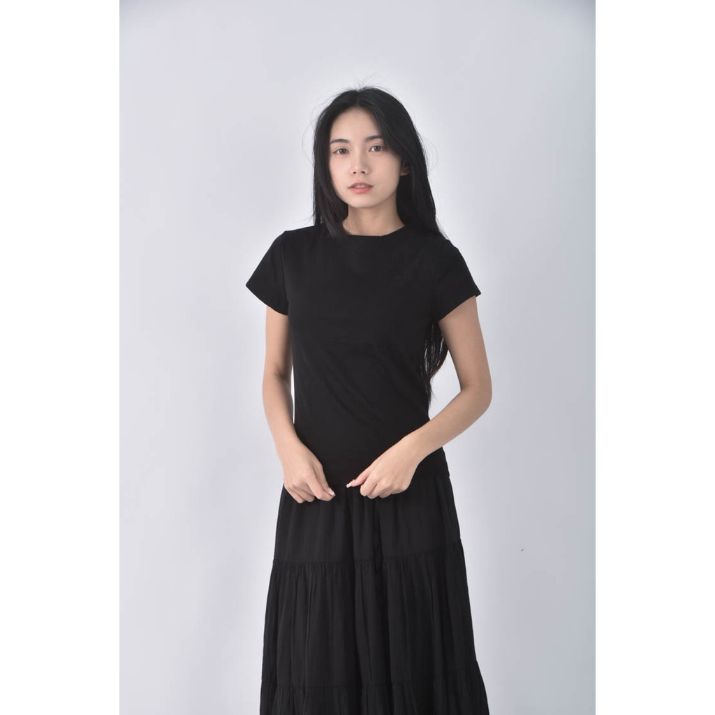 (S) 【粿粿私服】somerz黑色短袖上衣二手衣, , large