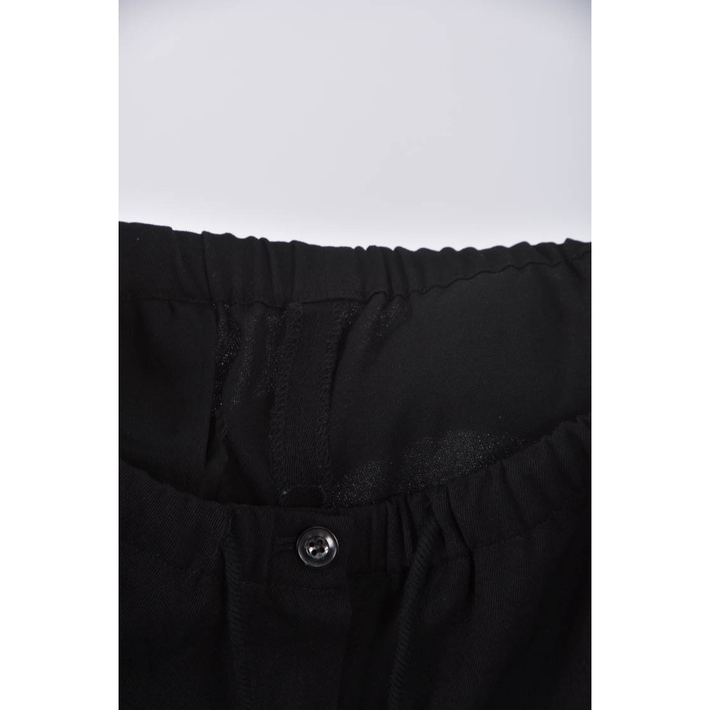 (XL) 高腰素色黑色長褲二手衣, , large
