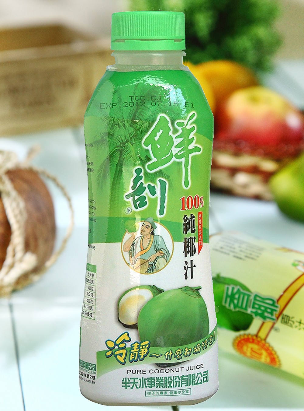 【半天水】鮮剖100%純椰汁24瓶〈600ml/瓶〉免運, , large