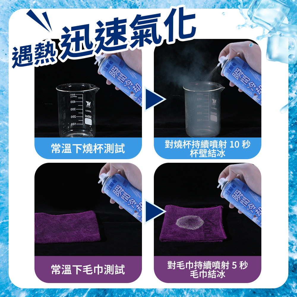 [夢巴黎] 汽車降溫噴霧 涼感噴霧 降溫噴霧 清涼噴霧 冰涼噴霧 急速降溫 降溫 急凍噴霧 寒冰噴霧 速冷劑, , large