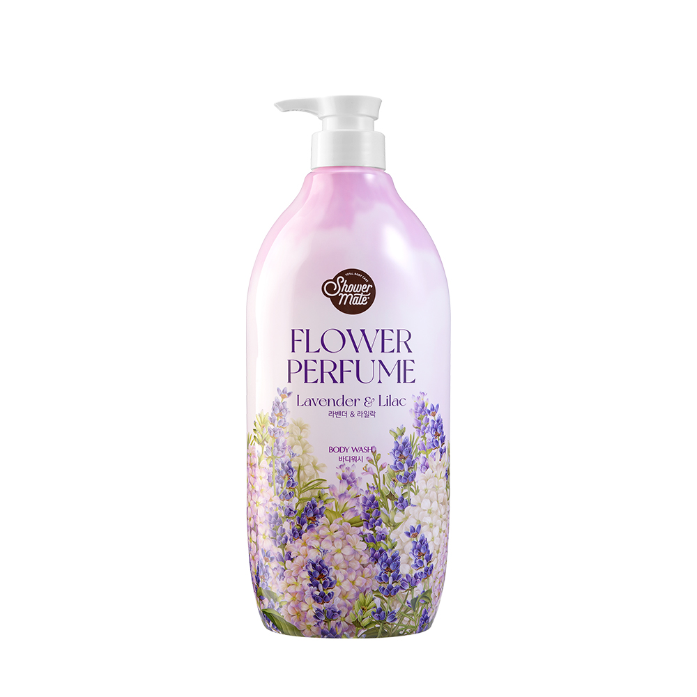 SHOWER MATE PINK FLOWER PERFUMED BODY WASH 900g, , large