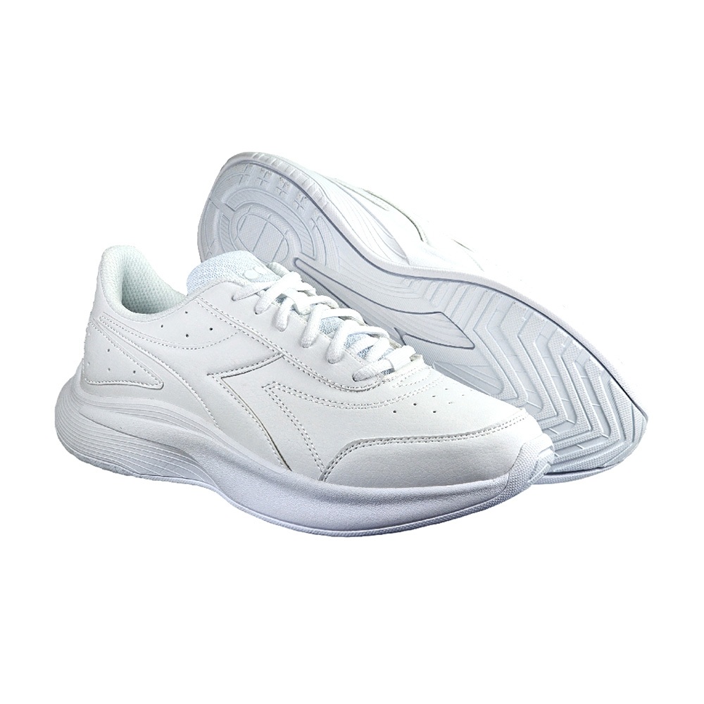 DIADORA迪亞多那 義大利進口 輕量運動慢跑鞋 女運動鞋 女鞋 EASY RUN 時尚 素色 耐磨 防滑 黑 白, , large