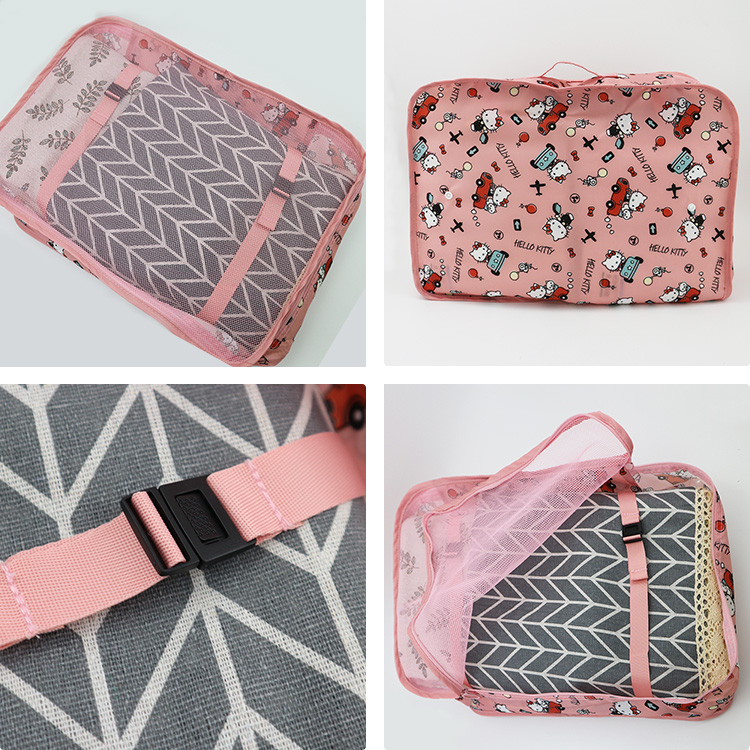 Hello Kitty旅行收納三件組-2組, , large