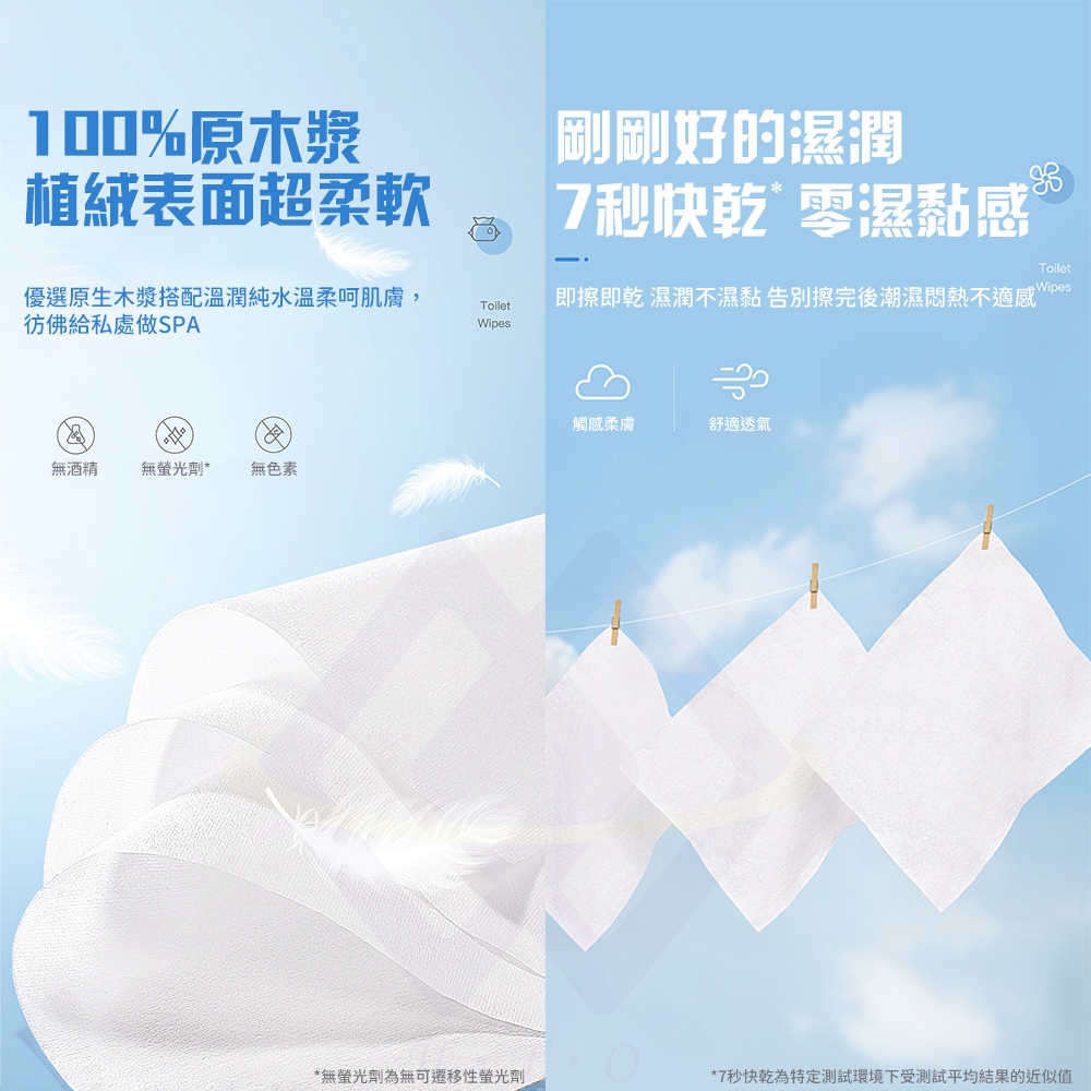【禾統】濕式衛生紙/買大送小/80抽+10抽(可沖馬桶), , large
