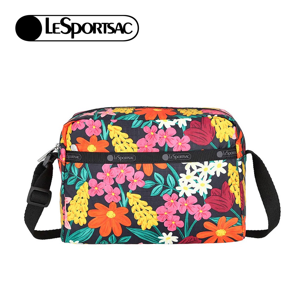 Lesportsac Daniella Crossbody 拉鍊斜背包/ 繽紛花園, , large