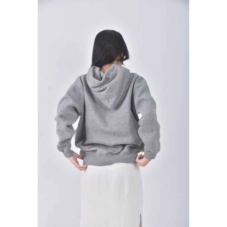 (L) united athle質感棉質連帽灰色長袖上衣二手衣, , large