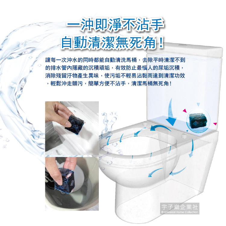 domol WC Wasserkasten Tabs, , large