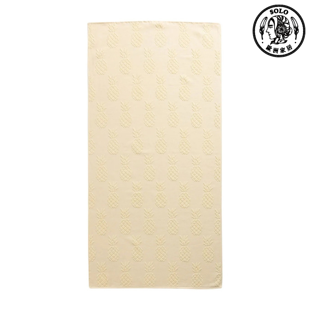 【SOLO歐洲家居】LCW Home 土耳其製 70x140cm 純棉浴巾 鵝黃鳳梨, , large