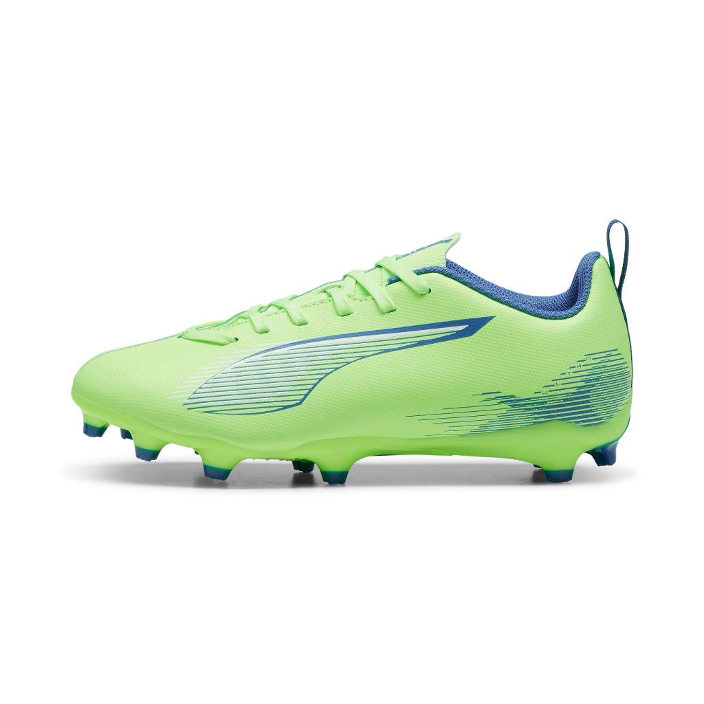 [秉宸] PUMA ULTRA 5 PLAY FG/AG Jr 兒童釘鞋 蘋果綠 草地足球 大釘 10769503, , large