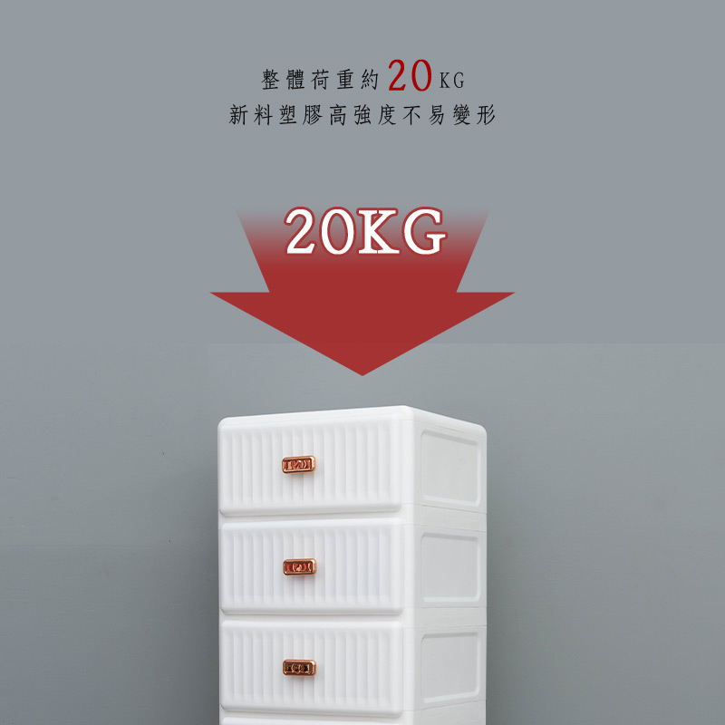 【Y HOUSE】直紋收納箱  收納抽屜 衣物收納 置物櫃 塑膠收納櫃-四層, , large