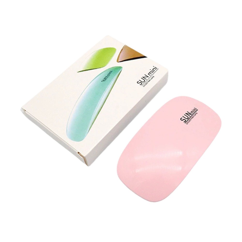 SUNMINI Mini Mouse Nail Art Lamp - Pink (Machine and Cable Integrated), , large