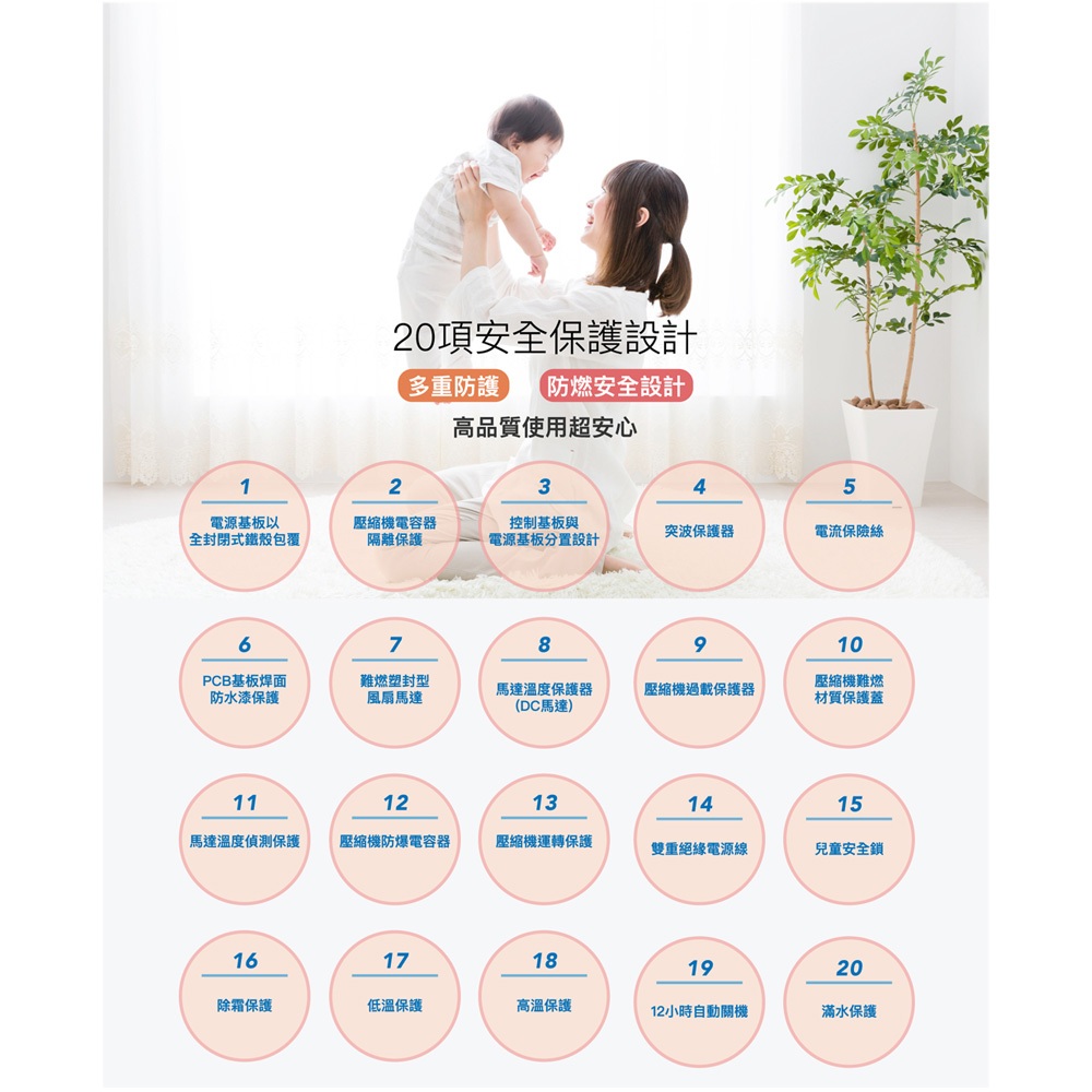 SHARP 夏普 12L 節能一級 自動除菌離子2合1空氣清淨除濕機 DW-LT12FT-W, , large