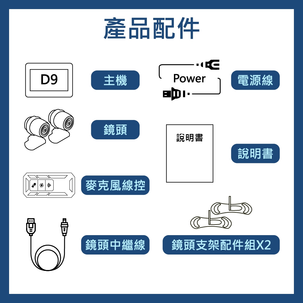 🔥2024最強性價比🔥現貨 D9R機車行車記錄器 SONY鏡頭 WiFi GPS 行車紀錄器 前後1080P 非小蜂鷹, , large