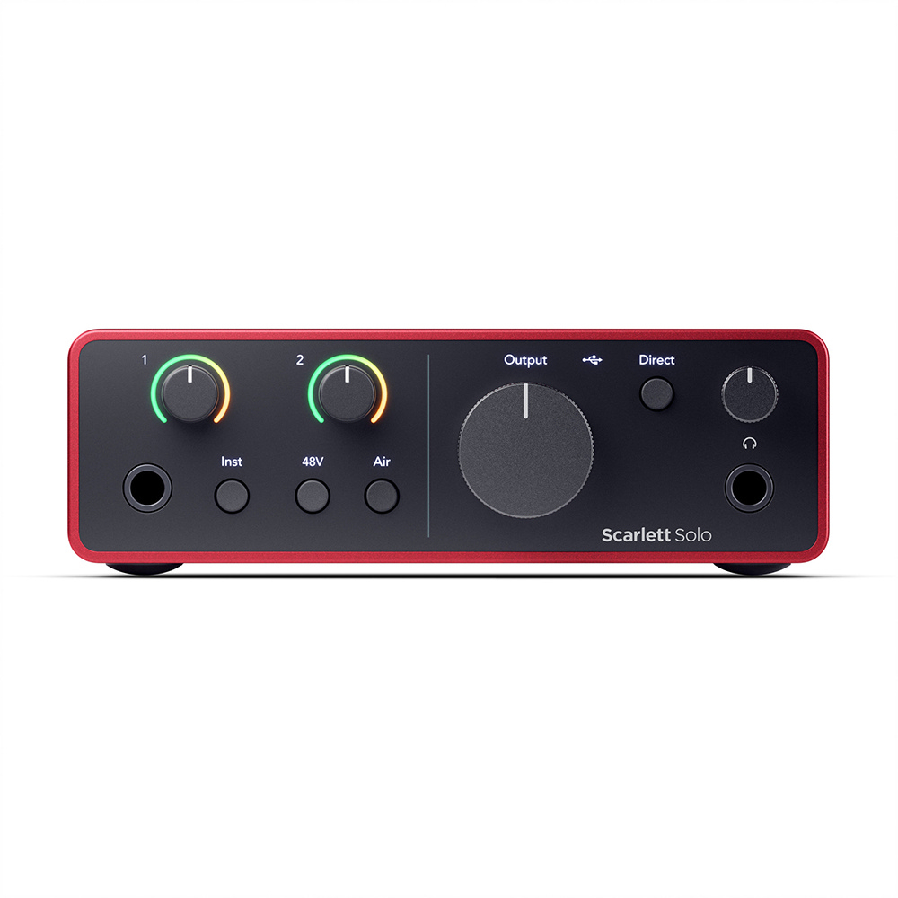 Focusrite Scarlett Solo 錄音介面 第四代 【敦煌樂器】, , large