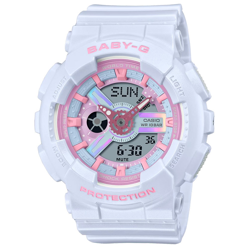 CASIO 卡西歐 BABY-G 夢幻色調手錶 BA-110FH-2A, , large