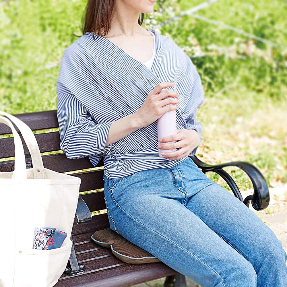 【日本COGIT】蜂巢凝膠 蝶型可攜式 透氣 涼感舒壓 坐墊 靠墊-大地棕(日本限量進口), 大地棕, large