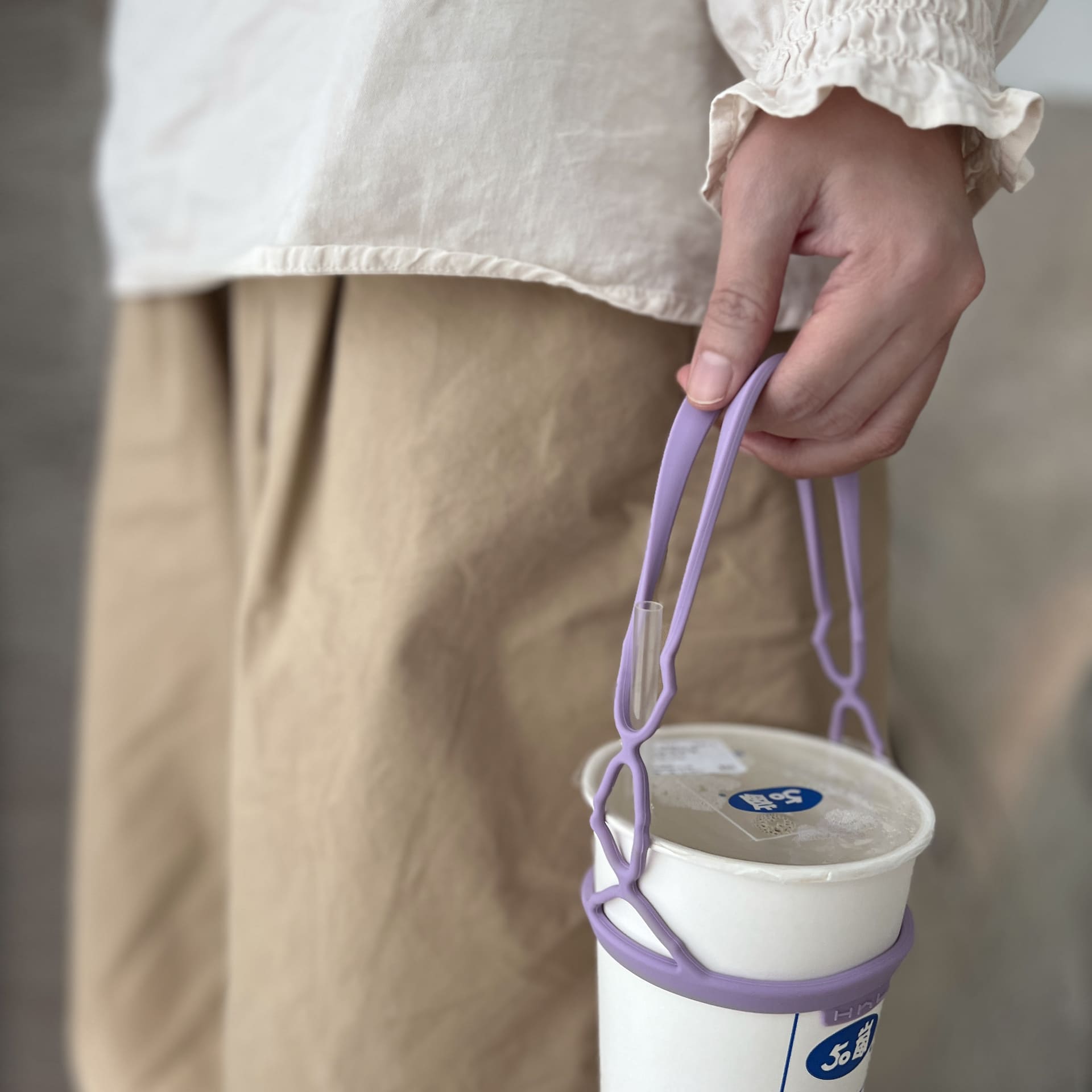 [HhL] LING-BEI 2.1-Beverage Carrier (Lilac), , large