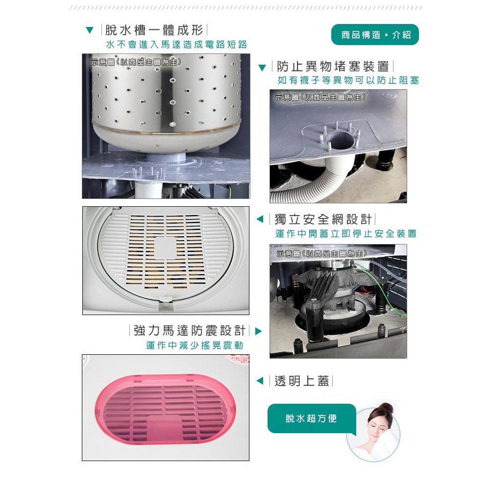 尚朋堂 不鏽鋼內槽高速脫水機 SPT-3100S, , large