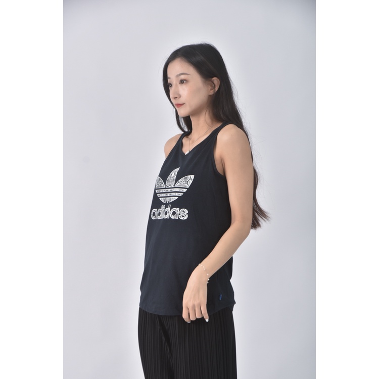 (S) adidas質感無袖藍色上衣二手衣, , large