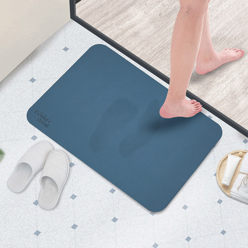 【Monster】 Soft Diatomaceous Earth Absorbent Mat (66x44cm) &ndash; Ocean Blue, , large