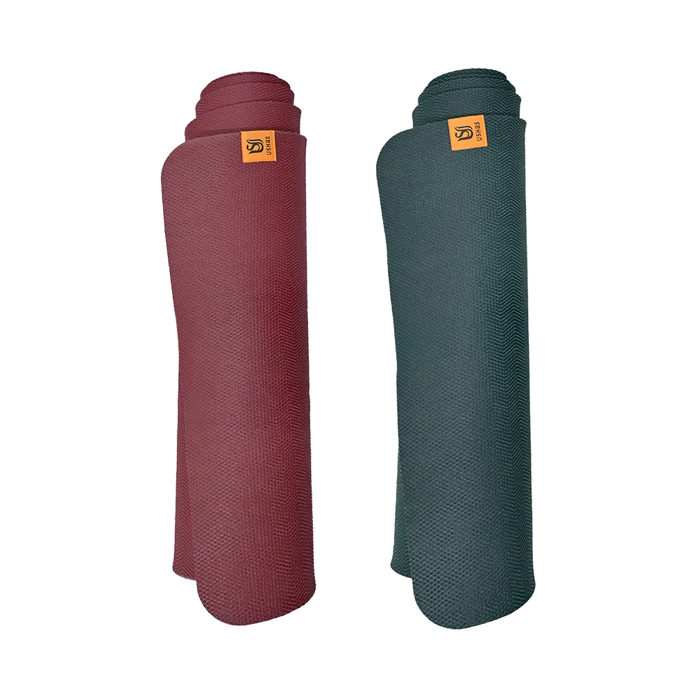 MasterPro 專業級瑜珈墊【圓角款】5mm(61x183cm), 今樣紅, large