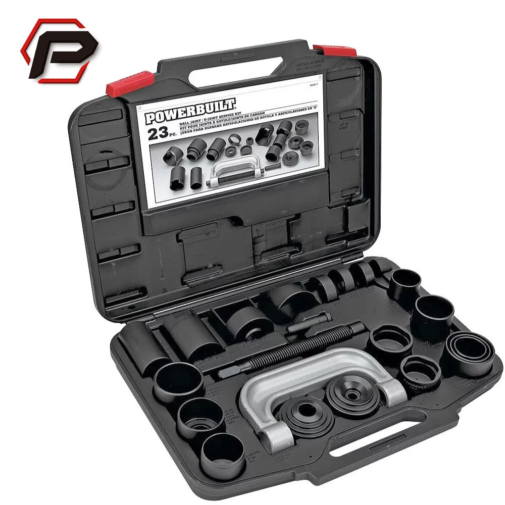 [寶力優 Powerbuilt] 23件專業和尚頭工具組 和尚頭拆卸工具 汽車底盤修理工具 台灣製造/648617, , large