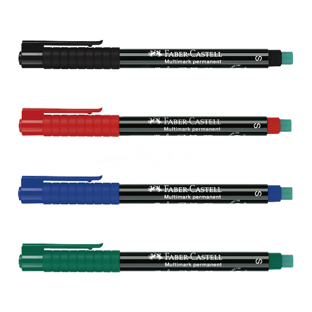 【Faber-Castell】輝柏 全能油性萬用筆 S 黑/藍/紅/綠色10支入/ 盒 152399/152351/152321/152363  -  多款可選, , large