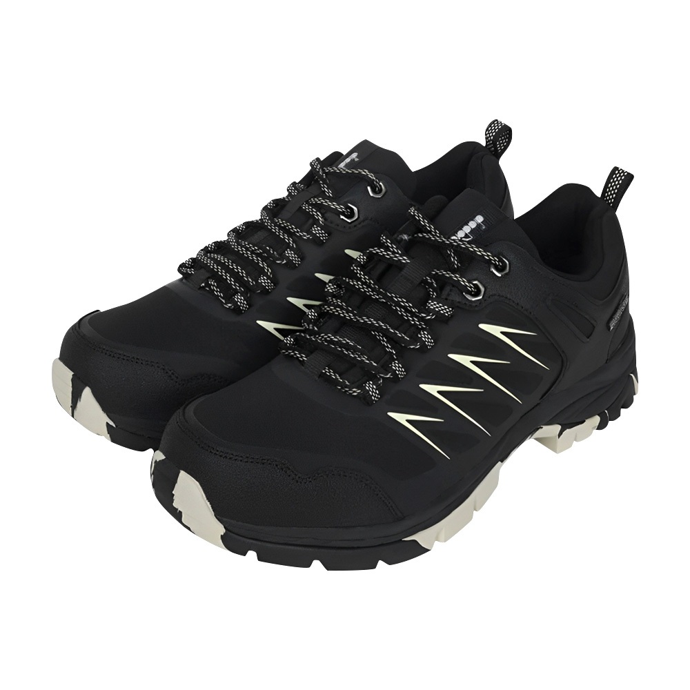 DIADORA迪亞多那 MIT防潑水登山 男運動鞋 男鞋 越野鞋 台灣製造 反光 透氣 保護後跟 高彈 止滑 軍綠 黑米, , large