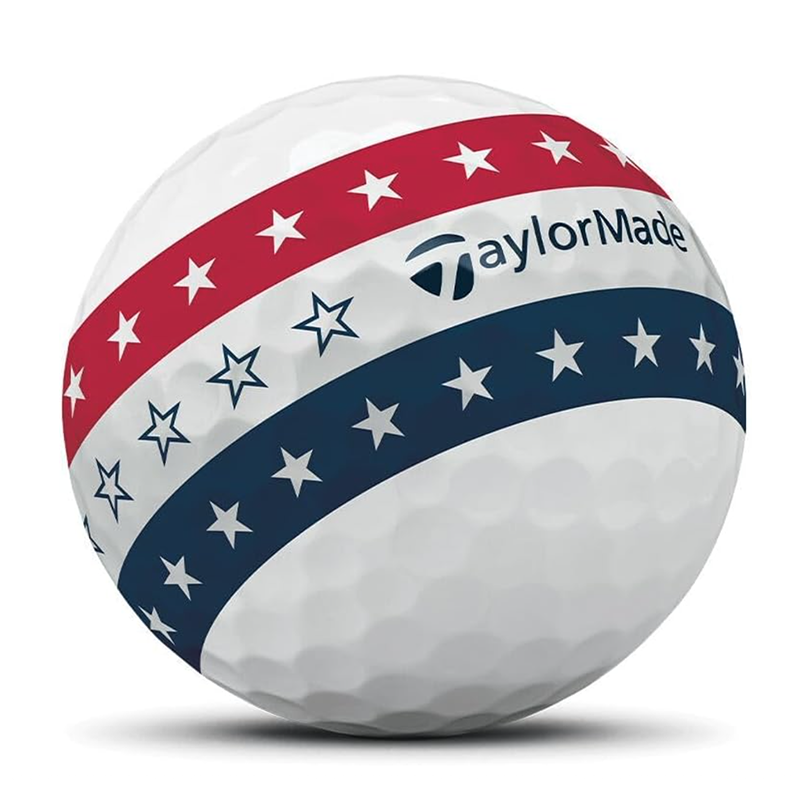 TaylorMade 高爾夫球 Tour Response Stripe USA 2025版 12入/盒 三層球, , large