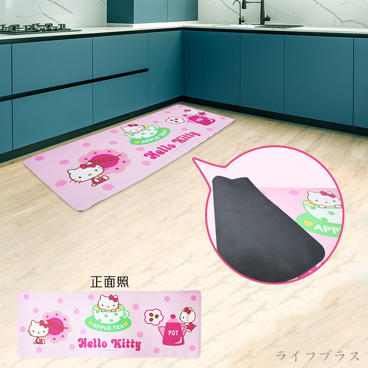 Hello Kitty 廚房防滑地墊-120x45cm-1入, , large