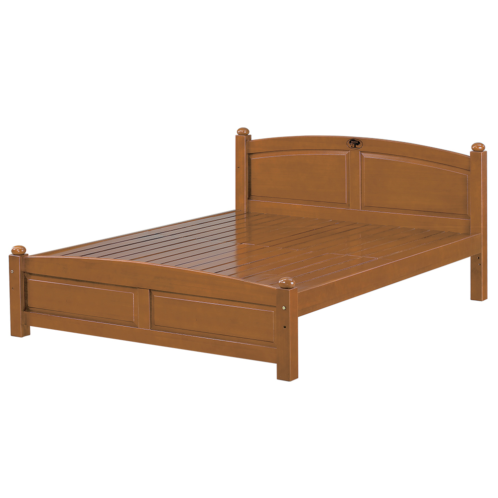 【唯熙傢俱】安寶柚木色5尺雙人床