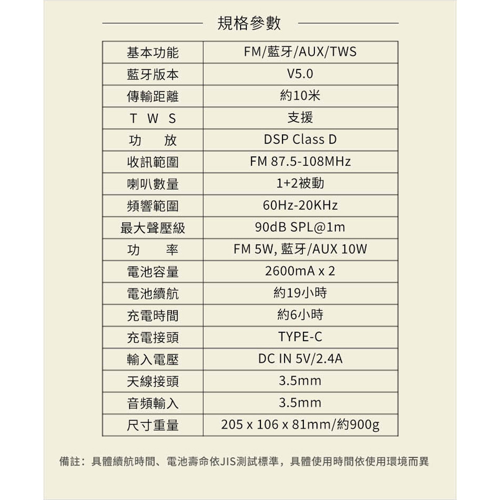 山進 SANGEAN FM調頻 木質皮革 藍牙攜帶喇叭 RA101, , large