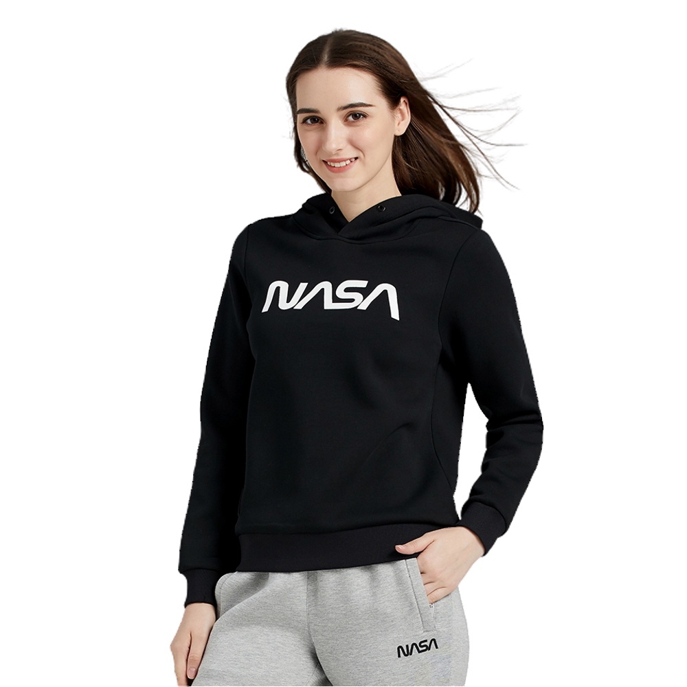 NASA聯名 女款帽T外套 美國太空總署 限量發行 公司貨 原廠授權 品質有保證 台灣獨家販售 值得收藏, , large