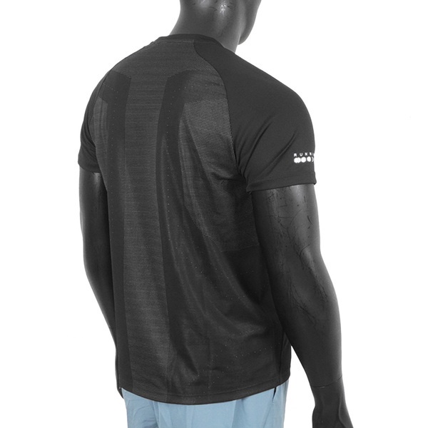 Asics Luminous 男 短袖 上衣 亞洲版 運動 路跑 透氣 快乾 輕量 黑 [2011C974-001], , large