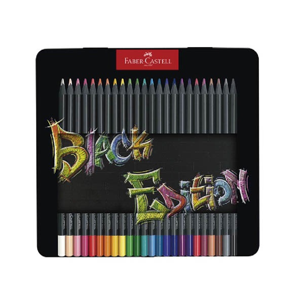 【Faber-Castell】黑旋風極軟 油性色鉛筆 24色/盒 116425