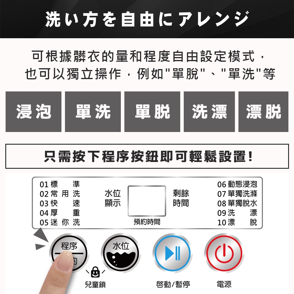 日本 TAIGA 大河 5KG 全自動迷你單槽洗衣機 CB1066, , large