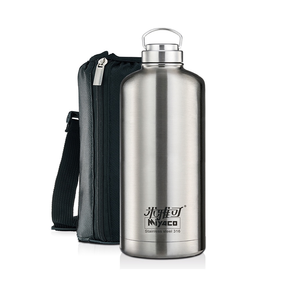 Miyaco 米雅可 經典316不銹鋼真空廣口保溫瓶 1800ml-Leidea樂德兒, , large