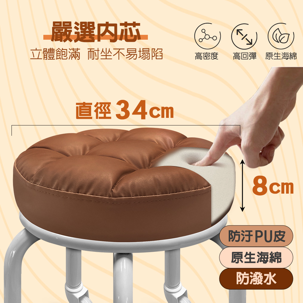 【G+居家】免組裝 動感滑輪萬用椅(移動椅/腳底按摩椅/邊桌用椅/滑輪凳子/矮凳/工作椅/家事神器/美甲矮椅), , large