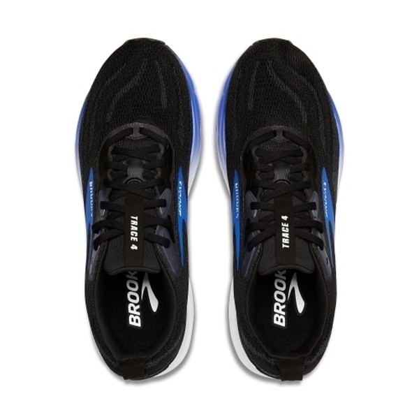 Brooks Trace 4 男 慢跑鞋 彈力 支撐 緩震 黑 藍 [1104521D079], , large