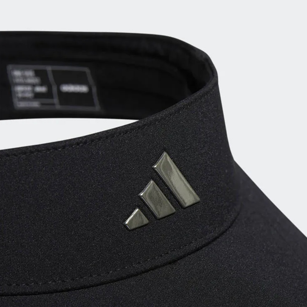 Adidas 高爾夫球帽 中空帽 黑色(男款) 金屬 LOGO 設計, , large