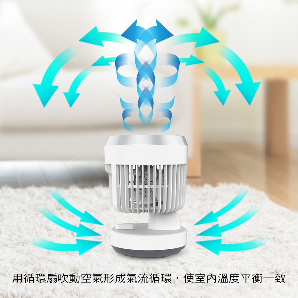 FURIMORI 6" Oscillating Circulation Fan FU-106, , large