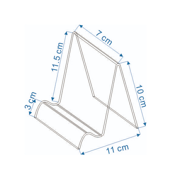 【 徠福 】波浪展示架 / 個 NO.1250, , large