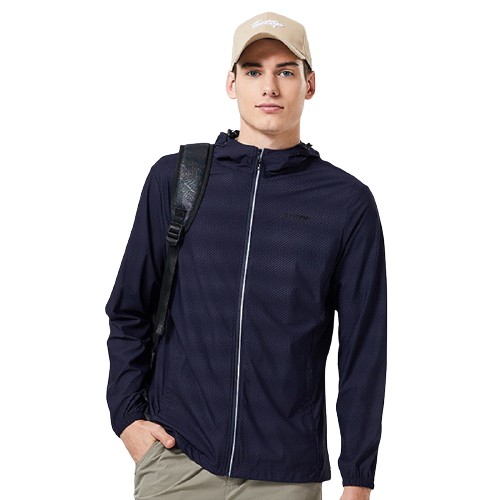 【破盤殺出】Tectop探拓戶外【200851男款】斜紋風格-跑步連帽外套~四向強彈力、防潑水, , large