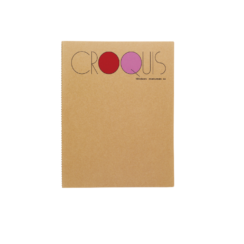 *需預訂 日本 maruman M素描本 100頁 /本 紅SM-01 藍SM-02藍色M號, , large